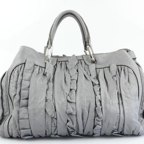 Dolce Gabbana Miss Brooke Ruffle satchel - Picture 1 of 8